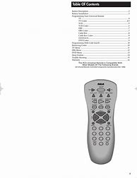Image result for RCA Universal Remote Free Owners Manual