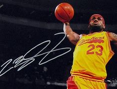 Image result for LeBron James Autograph
