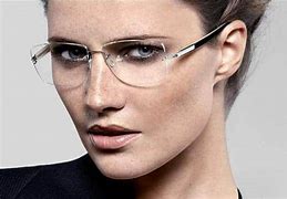 Image result for Frameless Glasses for Round Face