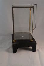 Image result for Vintage Small Glass and Metal Display Case