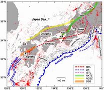 Image result for Osaka Japan On a Map with Fault Lines