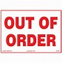 Image result for Vending Machine Out of Order Signs