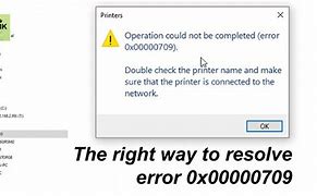 Image result for 709 Error Shared Printer