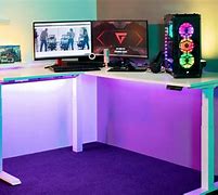 Image result for Recessed Monitor Computer Desk