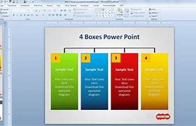 Image result for 4 Boxes Template
