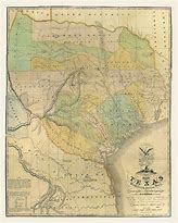Image result for Historical Map of Texas 1836