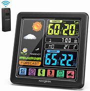 Image result for Weather Station Battery Operated with Seconds Clock