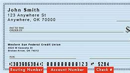 Image result for SRP Federal Credit Union Check