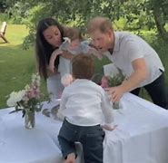 Image result for Prince Harry and Archie and Lilibet Photos