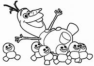 Image result for Free Olaf Coloring Pages