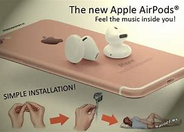 Image result for Wireless Headphones Apple Air Pods