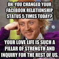 Image result for Facebook Relationship Meme