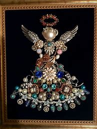 Image result for Art From Old Jewelry