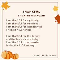 Image result for Thanksgiving Poem Kids