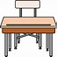 Image result for Teacher Desk Cartoon Black N White