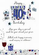 Image result for 40th Birthday Wish