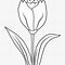Image result for Small Clip Art Flowers Spring Black and White