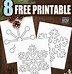 Image result for Snowflake Cut Out Pattern