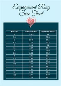 Image result for Engagement Ring Size Chart