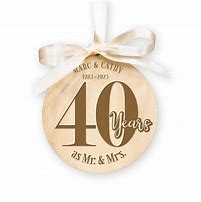 Image result for 40th Wedding Anniversary Present