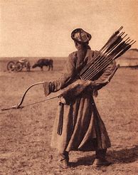 Image result for Mongolian Bow and Arrow