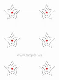 Image result for Star Shooting Targets Printable