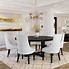 Image result for Large Black Round Dining Table