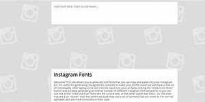 Image result for Instagram Fonts