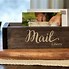 Image result for Mail Holder Crate Wood