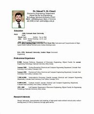 Image result for Electronic Resume Template