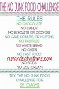 Image result for 30-Day No Junk Food Challenge