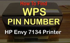 Image result for WPS Number On HP Printer