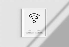 Image result for Wi-Fi Password Sign
