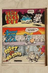 Image result for Fritz The Cat Comin Book Covers