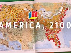 Image result for Map of the United States in Year 2100