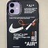 Image result for Nike Clear Off White iPhone Case