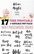 Image result for Wifi Password Printable PDF
