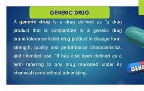 Image result for Generic Drug Definition