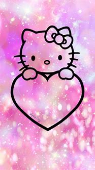 Image result for Hello Kitty Wallpaper Glitter