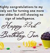 Image result for Happy 33rd Birthday Son