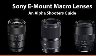 Image result for Sony E-Mount Macro Lens