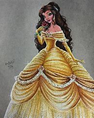 Image result for Disney Belle Sketch