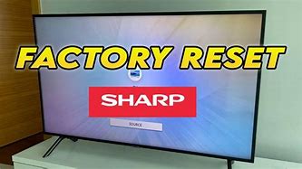 Image result for Sharp Aquos TV Factory Reset