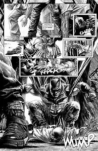 Image result for Black and White Batman Comic Book Pages