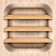 Image result for iPhone Home Screen Shelves Wallpaper