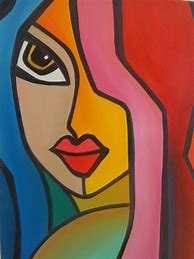 Image result for Abstract Girl Face Drawing