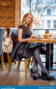 Image result for Lady Sitting at Table