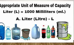 Image result for Objects Measured in Milliliters