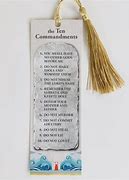 Image result for 10 Commandments Bookmarks