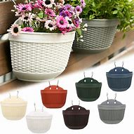 Image result for Plastic Hanging Flower Baskets